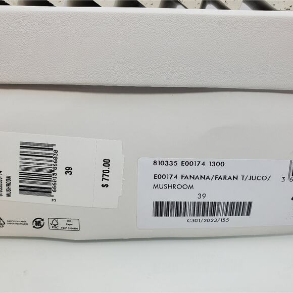 NEW$770 Stella McCartney Gaia Embroider Platform Wedge Espadrille Sandals Sz 39 - Picture 16 of 16